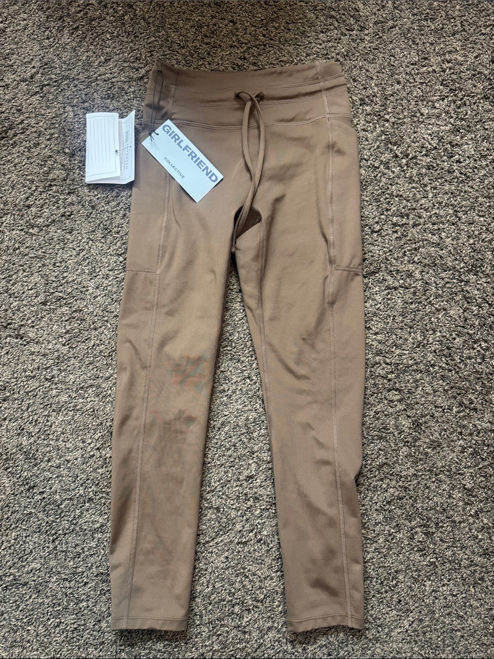 girlfriend collective sample in the color dark earth